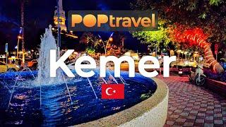 KEMER, Turkey  - Night Tour - 4K 60fps (UHD)