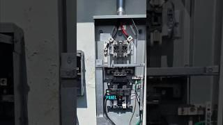 Meter main combo panel service update. Raphael Simon Electric
