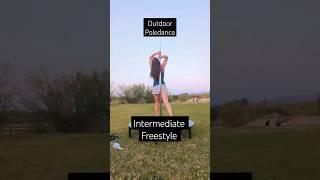 Freestyle #Poledance #outdoors #polefitness #polesport #intermediate #polecombo #polevideo #viral