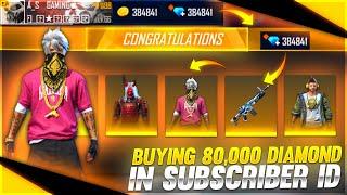 Buying 11,000  Diamonds In Subscriber Id | I Got Breakdancer BundleTitan Scar - Garena Free Fire