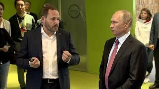 Путин посетил офис ИТ-компании «Яндекс»