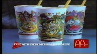 Mcdonalds Commercials 1980s Wonderland Cups