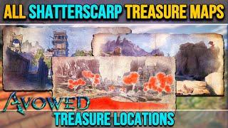 All Shatterscarp Treasure Maps Solutions in Avowed