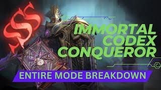 Immortal Codex - Conqueror - Entire Mode Breakdown - Watcher of Realms