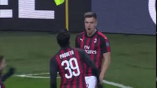 AC Milan Krzysztof Piatek celebration