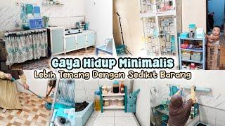 DEEP CLEANING & MENGUBAH SUASANA DAPUR BIRU. CARA MEMULAI GAYA HIDUP MINIMALIS. CLEANING MOTIVATION