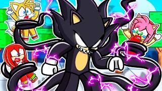 Becoming DARK SONIC To Troll MY FRIENDS In The Strongest Battlegrounds..