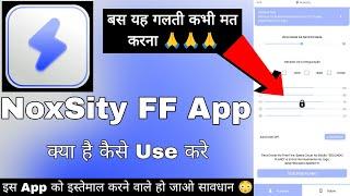 Noxsity Ff Sensi Extrema App || Noxsity Ff Sensi Extrema How To Use || Noxsity ff App Review