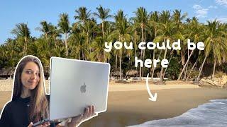 How to BECOME A DIGITAL NOMAD for beginners - Full Tutorial  remote jobs, taxes, where to start