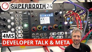 4ms Developer Talk & Meta Module With VCV Rack Modules And Patches | Superbooth 24