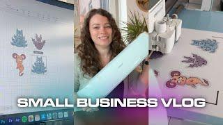 Small Business Vlog ⭐️  Setting up my Cricut Explore 3 | Let the chaos begin 🫣