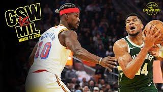 Golden State Warriors Full Game Highlights vs Bucks | March 18, 2025 | FreeDawkins