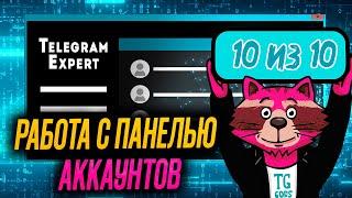 Telegram Soft - Expert [Обзор] работа с панелью аккаунтов