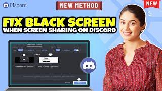 How to fix Black Screen When Screen Sharing on Discord [ Netflix, YouTube, Hulu, etc ] 2024
