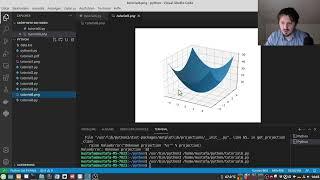 Matplotlib Tutorial 7: Creating 3D Surface Plots with mplot3d
