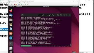 How to install gcc and g++ libraries to compile C and C++ programs on Ubuntu | learn easy | 2022