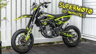 BUILDING EPIC SUPERMOTO IN 10 MINUTES!