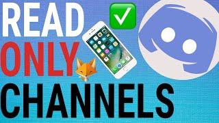 How To Create Read Only Channels on Discord Mobile