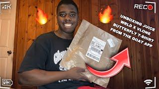 Unboxing Juice Wrld X Vlone Butterfly T-Shirt From The Goat App#vlone #goatapp#viral