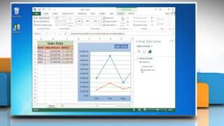 How to show & hide Secondary Axes in Line Graphs in Excel 2013