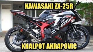 CHECK SOUND || KNALPOT STANDAR VS KNALPOT AKRAPOVIC || KAWASAKI  ZX-25R ~ Jeri Carlone