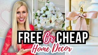 *FREE Or CHEAP* DIY HOME DECOR & DECORATING IDEAS You'll LOVE On A BUDGET!