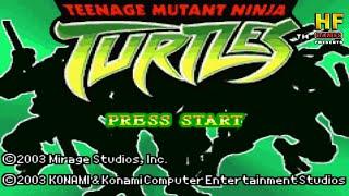 TMNT / Teenage Mutant Ninja Turtles 100%. Hard Mode. GBA [No Damage Walkthrough (All Crystals 20)]