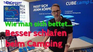 Caravan Salon 2024,Tellerfedern, Matratzen, Kissen und Decken