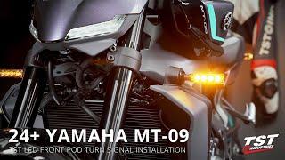 How To Install TST LED Front Pod Turn Signals on 2024+ Yamaha MT-09 by TST Industries