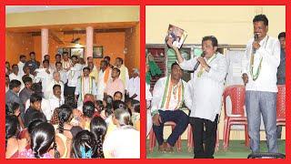 Zameer Ahmed Khan Held huge road show and Campaigned for E Tukaram from Bellary