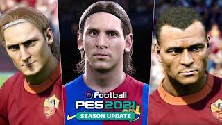 PES 2021 tem os LEGENDS mais REALISTAS da HISTÓRIA!