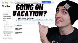 How to Put Your Ebay Store on Vacation Mode 2 Ways - Change Handling Time & Ebay Time Away