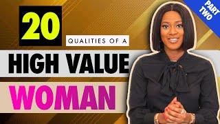 20 Qualities of a High Value Woman - WSE #highvaluewoman #highvalue