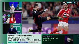 FUTBOL TOTAL 21/1/25: ÉPICA REMONTADA del Barcelona al Benfica / Atlético Madrid GANÓ al Leverkusen