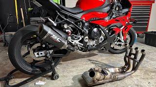 FULL SYSTEM SC PROJECT CAN WITH AKRA HEADERS | BMW S1000RR 2023