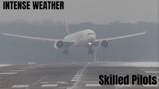 Reacting to TOP 5 skilled pilots landing in bad weather conditions!