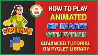 How to Display Animated GIF in Python | How to Run GIF Images in Python | Python Pyglet