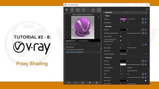 Vray For Sketchup #2/8 - Proxy Shading in vray for sketchup