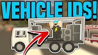 ALL NEW RIO VEHICLE ID'S!! (Unturned Update 3.30.5.0)