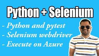 Selenium python test execution in Azure devops