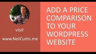 Add an affiliate price comparison to your website | WordPress & Datafeedr Video