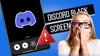 How to Fix Discord Black Screen Problem on Android | Discord Black Screen Issue Solved