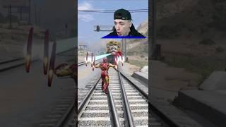 OPRIM TRENUL CU IRON MAN in GTA 5 #romania #shorts