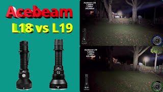 Acebeam L18 vs L19 Comparison.