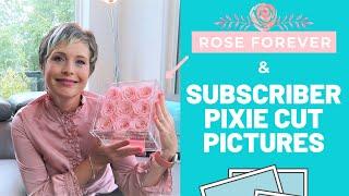 Rose Forever & Subscriber Pixie Cut Pictures!