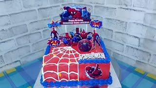 Kue Ulang Tahun SPIDERMAN. untuk Anak Laki laki