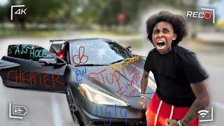 DESTROYING My ANGRY GIRLFRIEND DREAM CAR PRANK !!  * HILARIOUS *