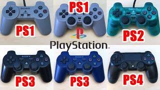 Todos los Controles OFICIALES de Playstation (PS1 PS2 PS3 PS4 PS5) del Peor al Mejor