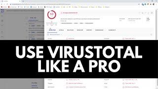 Advanced VirusTotal Tutorial | Learn Cybersecurity