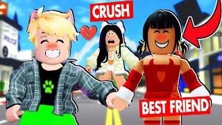 My Crush Broke My Heart, So I Dated Her BFF - A Roblox Movie